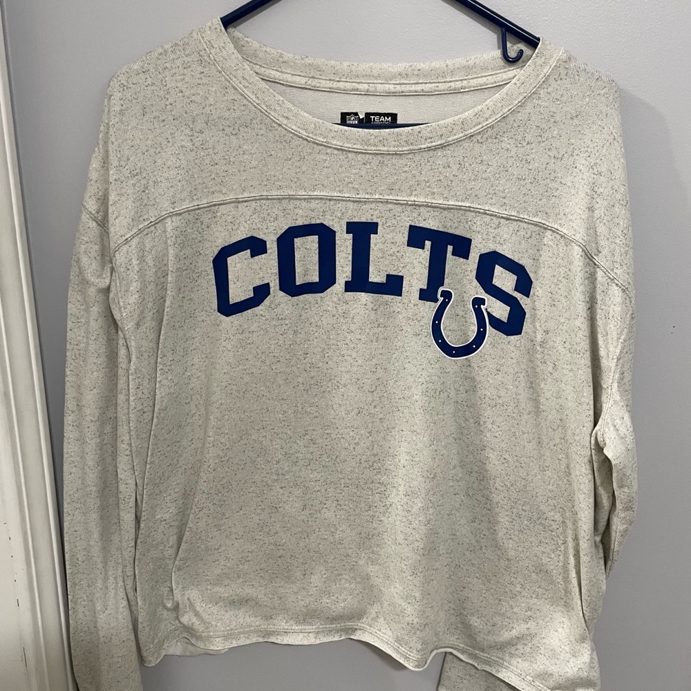 NFL Colts Gray Long Sleeve Shirt